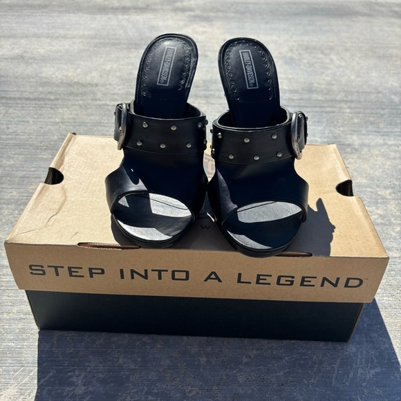 Harley-Davidson Black Women's Heels - Picture 7 of 11